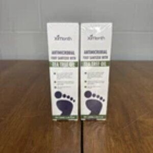 2x Ximonth Antimicrobial Foot Sanitizer W/ Tea Tree Oil Exp 04/08/2028 Sealed